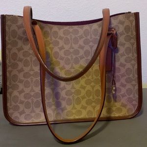 Brown/Tan, ‘Coach Tyler CARRYALL’ Fashionable Seasonal Piece!